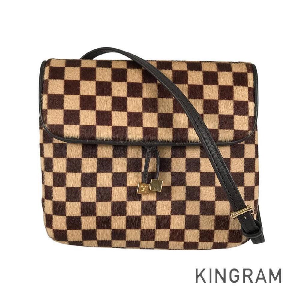 Louis Vuitton Damier Sauvage Gazelle Calf Hair Shoulder Bag